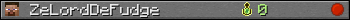 ZeLordDeFudge userbar 350x20