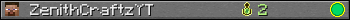 ZenithCraftzYT userbar 350x20