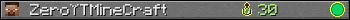 ZeroYTMineCraft userbar 350x20