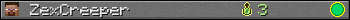 ZexCreeper userbar 350x20