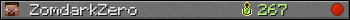 ZomdarkZero userbar 350x20