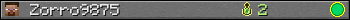 Zorro9875 userbar 350x20