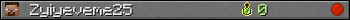 Zyiyeveme25 userbar 350x20