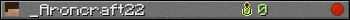 _Aroncraft22 userbar 350x20