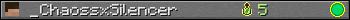 _ChaossxSilencer userbar 350x20