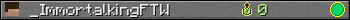 _ImmortalkingFTW userbar 350x20