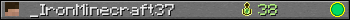 _IronMinecraft37 userbar 350x20