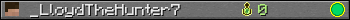 _LloydTheHunter7 userbar 350x20