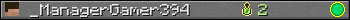 _ManagerGamer394 userbar 350x20