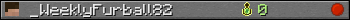 _WeeklyFurball82 userbar 350x20