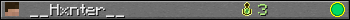 __Hxnter__ userbar 350x20