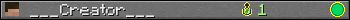 Benutzerleisten 350x20 für ___Creator___