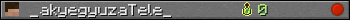 _akyegyuzaTele_ userbar 350x20