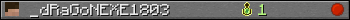 _dRaGoNEXE1803 userbar 350x20