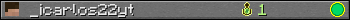 _icarlos22yt userbar 350x20