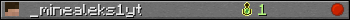 _minealeks1yt userbar 350x20