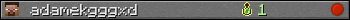 adamekgggxd userbar 350x20