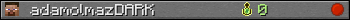 adamolmazDARK userbar 350x20