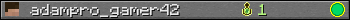 adampro_gamer42 userbar 350x20