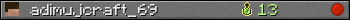 adimujcraft_69 userbar 350x20