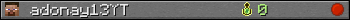 adonay13YT userbar 350x20