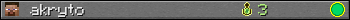 akryto userbar 350x20