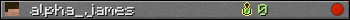 alpha_james userbar 350x20