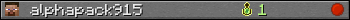 alphapack915 userbar 350x20