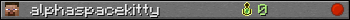 alphaspacekitty userbar 350x20