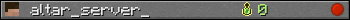 altar_server_ userbar 350x20