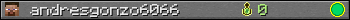 andresgonzo6066 userbar 350x20