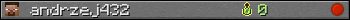 andrzej432 userbar 350x20
