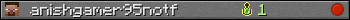 anishgamer95notf userbar 350x20