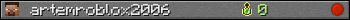 artemroblox2006 userbar 350x20