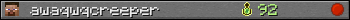 awaqwqcreeper userbar 350x20