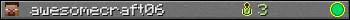 awesomecraft06 userbar 350x20