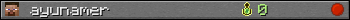 ayunamer userbar 350x20