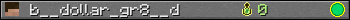 b__dollar_gr8__d userbar 350x20