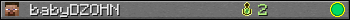 babyDZOHN userbar 350x20