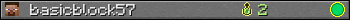 Benutzerleisten 350x20 für basicblock57