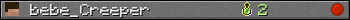 bebe_Creeper userbar 350x20