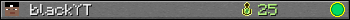 blackYT userbar 350x20