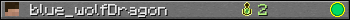 blue_wolfDragon userbar 350x20