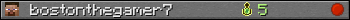 bostonthegamer7 userbar 350x20