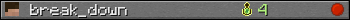 Benutzerleisten 350x20 für break_down