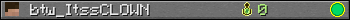 btw_ItssCLOWN userbar 350x20