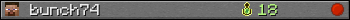 Benutzerleisten 350x20 für bunch74