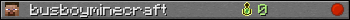 busboyminecraft userbar 350x20