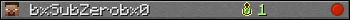Юзербар 350x20 для bxSubZerobx0