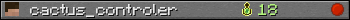 cactus_controler userbar 350x20